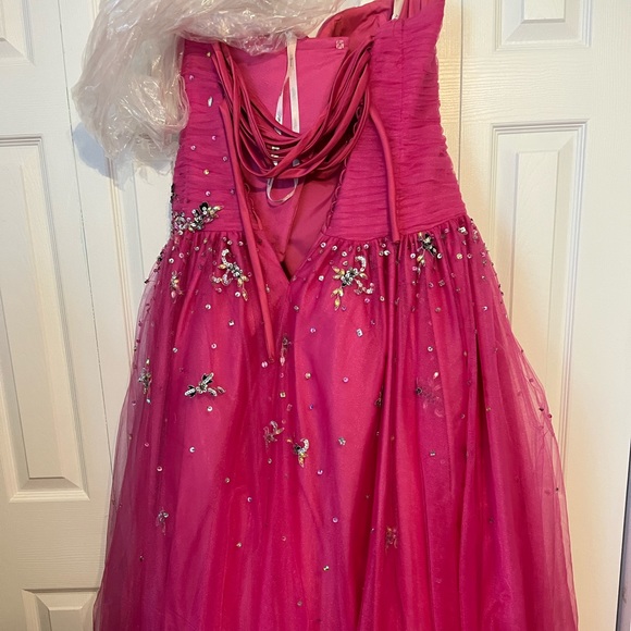 Hot Pink Prom Dress - Picture 7 of 7
